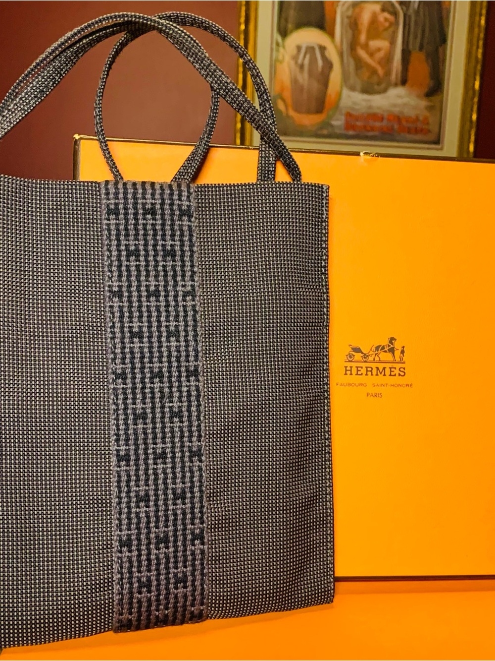Hermès Authentic Mini Pochette With Original Box. - Picture 3 of 7